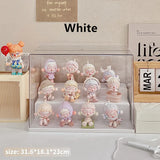 elvesmall  Blind Box Storage Display Stand Acrylic Transparent Lego Hand-made Decoration Display Cabinet for POPMart Dust-proof Display Box