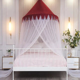 elvesmall Princess Style Dome Mosquito Net Girl's bedroom Cellular Network Single Double Bed Mosquito Net Large Space Mosquito Net