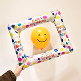 elvesmall 1PC Photo Frame Aluminum Film Birthday Party Decoration Balloon