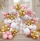 elvesmall Dusty Rose Pink Balloon Arch Wedding Engagement Decoration Neutral Boho Nude Ballon Garland Kit Baby Shower Birthday Party Decor