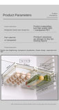 elvesmall Fridge Organizer Fruit Egg Refrigerator Storage Rack Under-shelf Refrigerator Drawer Box Fresh keeping Kitchen Organizer