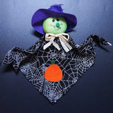 elvesmall 1pcs Halloween Hanging Ghost Decorations Pumpkin Ghost Straw Windsock Pendant for Outdoor Indoor Bar Party Background Decoration