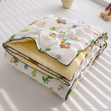 elvesmall New Super Soft Summer Quilt Queen Lightweight Breathable Air Conditioner Comforter Soya Fibre Fill Summer Blanket Single Double