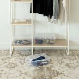 elvesmall 5 Qt. (1.25 Gal.) Small Stackable Plastic Closet Storage Box, Clear, Set of 20 Stackable Design