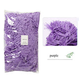 elvesmall DIY Colorful Shredded Crinkle Paper Raffia Candy Boxes Wedding Marriage Home Decoration Party Gift Packaging Filling Material