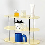 elvesmall  -  INS Style Storage Rack Acrylic Shelf Bathroom Countertop Cosmetics Display Multi-Layer Coffee Cup Holder Desktop storage decor
