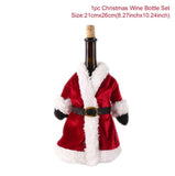 elvesmall Christmas Wine Bottle Cover Merry Christmas Decorations For Home  Cristmas Ornament Xmas Navidad Gifts New Year