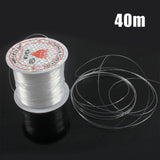 elvesmall 40m Clear Nylon Invisible Wire Hanging Balloons Wire for Wedding Baby Shower Birthday Party DIY Decoration