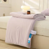 elvesmall Summer Cooling Blanket Breathable Cool Down Air Condition Quilt Lightweight Summer Comforter with Double Side Cooling Fabric