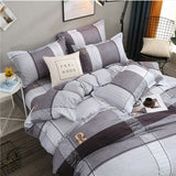 elvesmall Hot sale high quality bedding double sanded quilt cover sheet pillowcase four-piece set