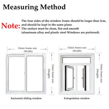 elvesmall DIY Winter Insulation Window Film Self-Adhesive Indoor Bedroom Curtains Wind-Proof Soft Glass Film Curtains For Living Room