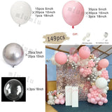 elvesmall Tender Pink Gold Balloon Garland Arch Kit Wedding Birthday Party Decoration Adult Kids Baby Shower Decor Ballon Wedding Supplies