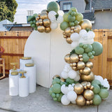 elvesmall Green Balloon Garland Arch Kit Jungle Safari Birthday Party Decor Kids Boy Baby Shower Balloons Wedding Birthday Party Supplies