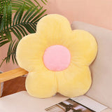 elvesmall Cushion Flower Circular Shape Cloth With Soft Nap Office Classroom Chair Cushion Couch Pillow Bedroom Floor Winter Thick