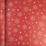 elvesmall  Christmas Gifts Wrapping Paper Snowflakes DIY Bag Kraft Paper Birthday Party Gift Card Holiday Packing Decoration Crafts Paper
