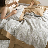 elvesmall High-Grade Long-Staple Cotton Cotton Brushed Four-Piece Cotton Button Quilt Cover Thickening Bed Sheet