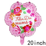elvesmall  Mother's Day Decorations Balloons I Love You Mom Happy Mother's Day Aluminum Film Balloons Mothers Gifts