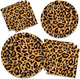 elvesmall Leopard  Party Supplies Leopard Balloons Happy Birthday Banner Safari Party Leopard Print Balloons Jungle Animal Party Decors