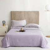 elvesmall  Cooling Blanket for Bed Silky Air Condition Comforter Lightweight Cooled Summer Quilt with Double Side Cold & Cooling Fabric