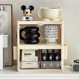 elvesmall  -  Office Coffee Capsule Storage Box Simple Home Desktop Skin Care Cosmetics Snacks Water Cup Sundries Organizer Rack