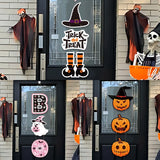 elvesmall Halloween Door Hanging Pendents Party Decors Pumpkin Ghost Bat Happy Halloween Ghost Horror Party Decorations for Home 2024