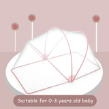 elvesmall   Children Yurt Crib mosquito net Infant mosquito net Portable Foldable Tent Anti-mosquito bed canopy bedroom
