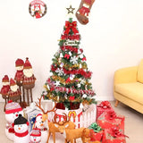 elvesmall Christmas Bow Red Velvet Bow Christmas Tree Toppers Ornament Large Wreath Bows Door Wall Decor New Year Xmas Party Decoration
