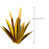 elvesmall  Tequila Rustic Sculpture, Diy Metal Agave Plant, Garden Yard Art Decoration Statue Home Decor, Garden Figurines, Yard Stakes