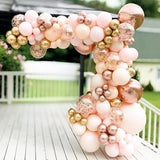 elvesmall Macaron Pink Balloon Garland Arch Kit Wedding Birthday Party Decorations Kids Adult Baby Shower Decor Ballon Wedding Supplies
