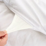elvesmall  Pure Natural Mulberry Silk Duvet for Winter Autumn Summer Spring Soft Warm 100% Silk Quilt Thick Jacquard Cotton Fabric Blanket