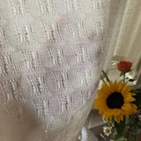 elvesmall  Kitchen Curtains Linen Tier Curtains Farmhouse & Cafe Curtains Flax Country Rustic for Bathroom Laundry Room 1 Panel Crude