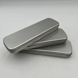 elvesmall  1pc Metal Pencil Pen Box Fountain Pen Case Storage Gift Box Tinplate Box Pencil Stationery Organizer Large Capacity Rectangular