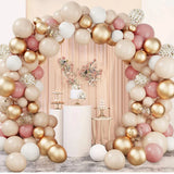 elvesmall Pink Gold Balloon Garland Arch Kit Wedding Birthday Party Decoration Adult Kids Baby Shower Decor Ballon Wedding Supplies