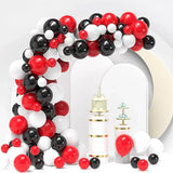 elvesmall Birthday Party Balloons Garland White Black Red Balloon Arch Kit Kid Baby Shower Decor Wedding Anniversary Graduation Decoration