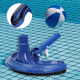 elvesmall Swimming Pool Vacuum Cleaner Cleaning Disinfect Tool Suction Head Pond Fountain Spa Pool Vacuum Cleaner Brush Pool Accessories