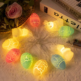 elvesmall  60cm Easter LED Birch Light Tree Decorations For Home Table Easter Egg Ornament Hanging organic Tree Happy Easter Party Supplies