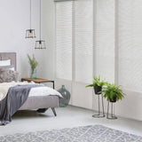 elvesmall Curtains Adjustable Sliding Panel Hanging Room Dividers Blinds Retractable Vertical Blinds for Sliding Glass Doors Home Decor