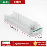 elvesmall  Supermarket Automatic Smoke Pusher Plastic Cigarette Display Shelf Standing Storage Organizer for Tobacco Stores Pushing Holder