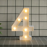 elvesmall  Creative DIY Luminous LED Letter Lights 26 English Alphabet Light for Holiday Home Wedding Birthday Christmas Party Decorations