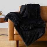 elvesmall Luxury Leopard Stitch Throw Blanket Room Decor Plaid Bedspread Baby Blankets Hairy Winter Bed Covers Sofa Cover Big Thick Furry