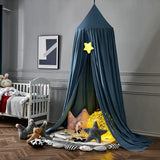 elvesmall  Summer Fabric Mosquito Net Tent Canopy Window Anti Mosquito Net Nordic style solid color Home and garden child bed