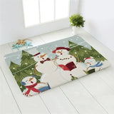 elvesmall  Christmas Decoration Rug Mat for Home Christmas Doormat Navidad Ornament New Year 2024 Gifts Xmas Party Decor Natal Noel