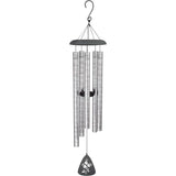 elvesmall 44-Inch Length Outdoor Wind Chimes Sonnet Wind Chime Macrame Roses for Mother Home Decorations Room Decoration Crafts Decor