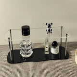 elvesmall  -  INS same model Table shelf Three layer acrylic perfume shelf High level simple modern cup shelf Table top sorting cabinet decor