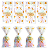 elvesmall  50pcs Ramadan Kareem Gift Bags Eid Mubarak Plastic Candy Cookie Bag   Islamic Muslim Party Decor Eid Al-fitr Ramadan gifts