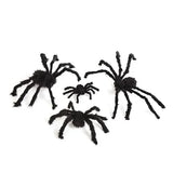 elvesmall  30cm/125cm/150cm/200cm 1PC Halloween Hanging Decoration Horror Giant Spider House Haunted Outdoor Yard Halloween Plush Spider