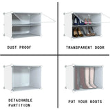 elvesmall Vanity Table for Makeup Set Bedroom Hallway 48 Pair Shoe Storage Cabinet With Door Expandable Plastic Shoe Shelves for Closet