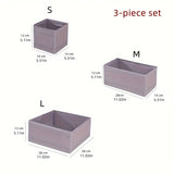 elvesmall Underwear Organizers Of Cabinets And Drawers Wardrobe Clothes Bra Organizer For Underwear Socks Pants Home Foldable Storage Box