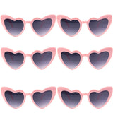 elvesmall Heart Shaped Sunglasses for Women Retro Cat Eye Sunglasses Wedding Engagement Decoration Shopping Traveling Party Accessories