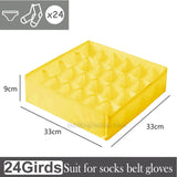 elvesmall Closet Organizer Underwear Drawer Organizer Socks Bra Clothing Storage Box Wardrobe Organizer Clothes Cabinet Drawer Organizers